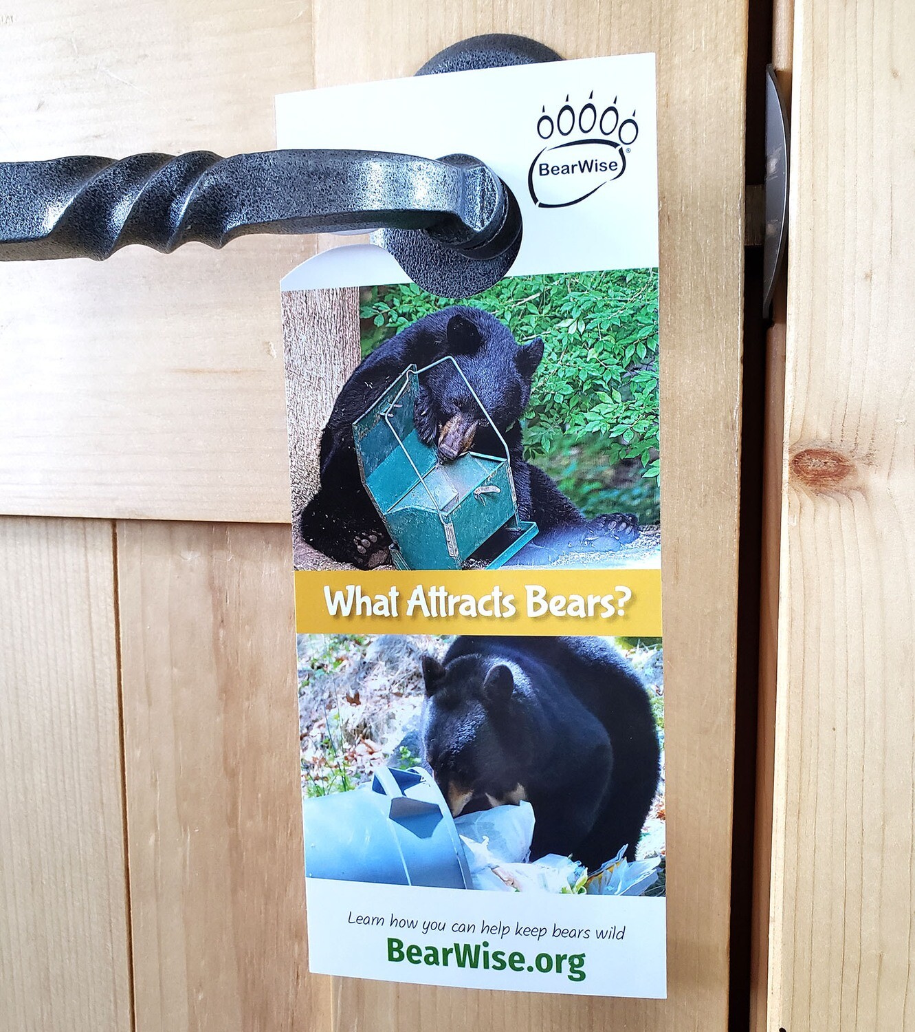 BearWise Door Hangers BearWise Door Hangers