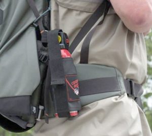 bear spray in backpack holster