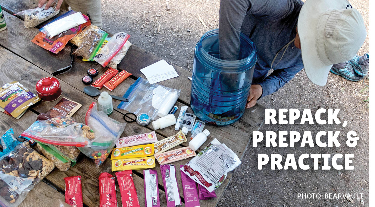 BearVault canister usage