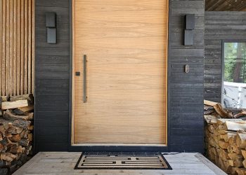 electric mat by front door of home (photo: Bear-ier Solutions)