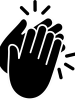 clapping-hands-black-only-web clapping hands icon